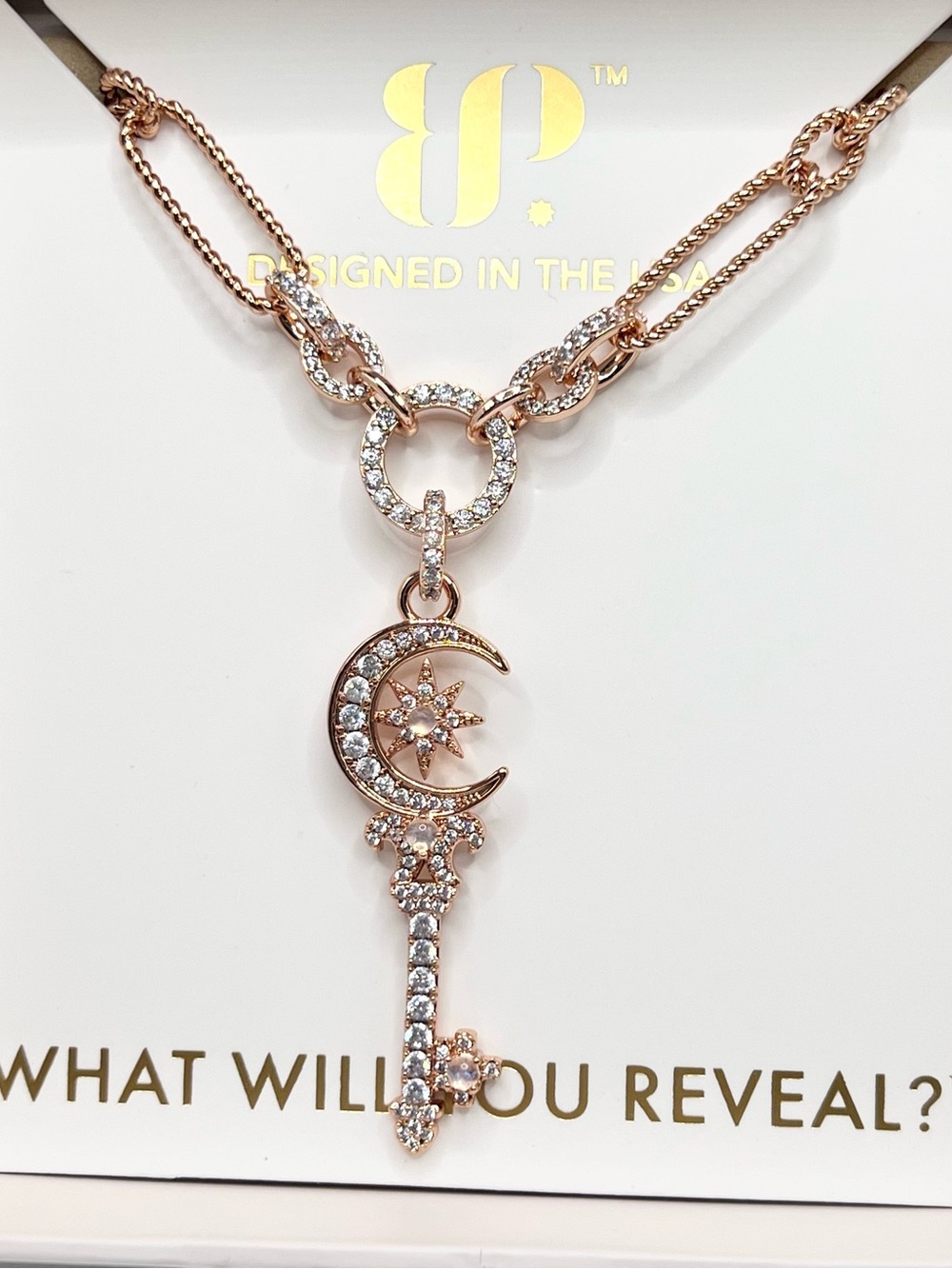 Bomb Party BP Halo Key Necklace Keys To Heaven